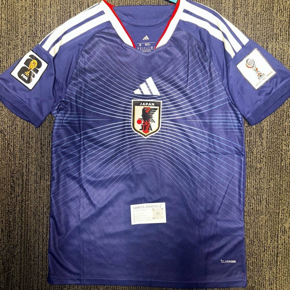 Japan Home 2026 World Cup Jersey | Size Medium | World Cup Badges